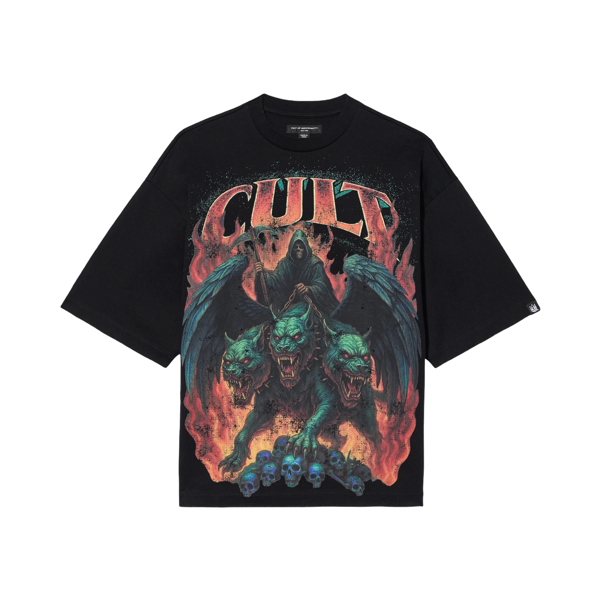 Cult's Oversized Short Sleeve Crew Neck Tee