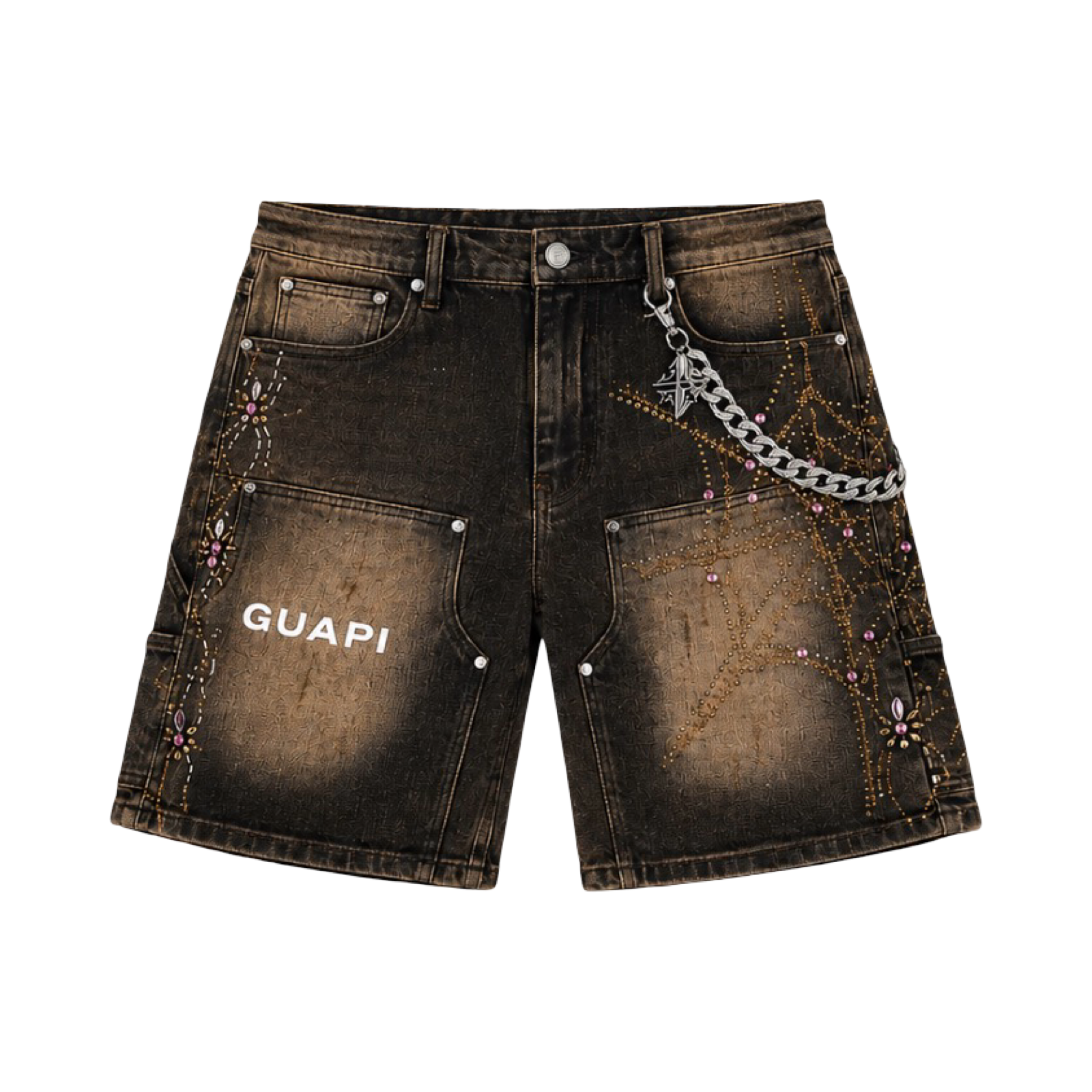 GUAPI Vintage Brown Spider Shorts – Moda X