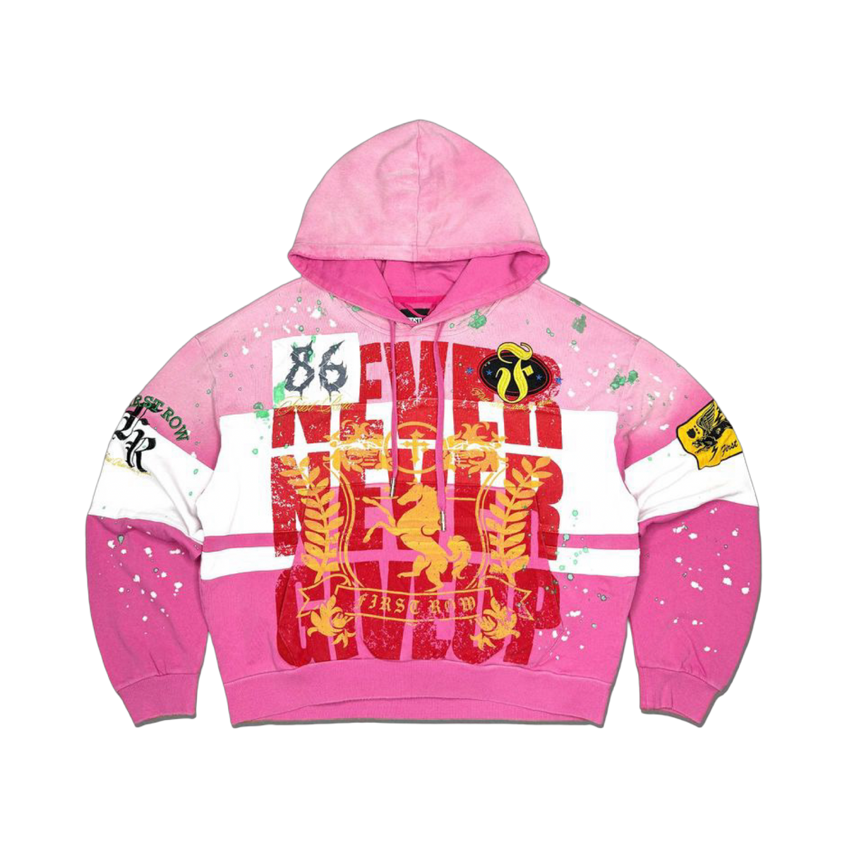 NEVER GIVE UP 86 HOODIE