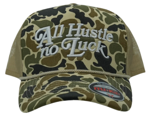 All Hustle No Luck Foam Trucker Hat