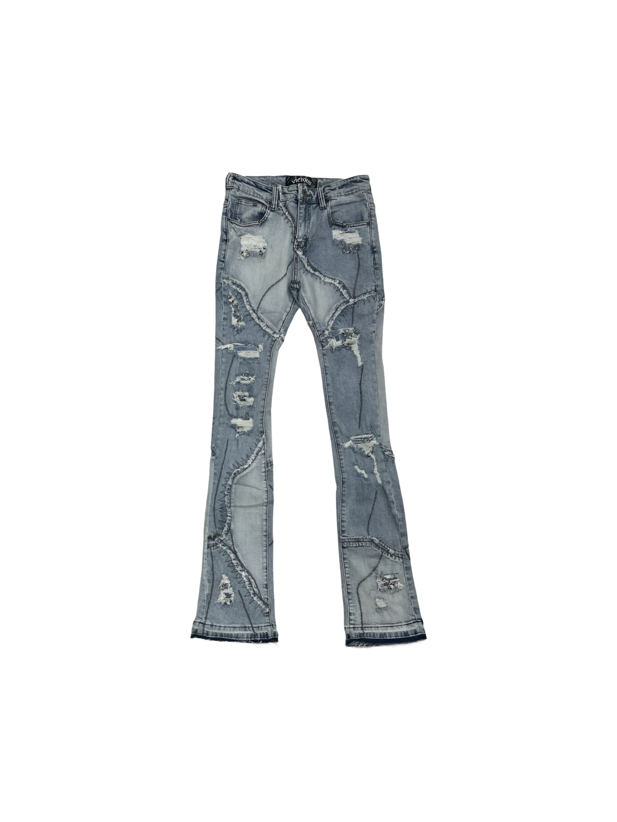 VICIOUS DENIM in Lt blue, style VC633