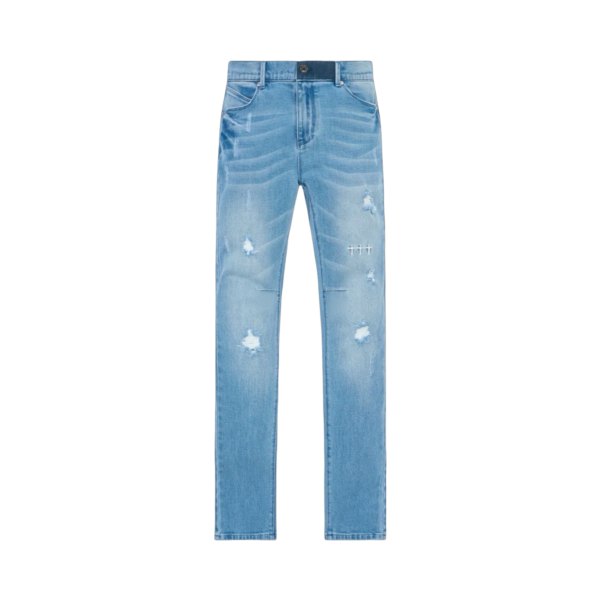 RTA BRYANT SKINNY JEAN in GLACIER BLUE CROSS TRIAD, style MEXOD1237-J1205GCBCT