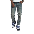 "V12" JEANS (BLUE OIL WASH)