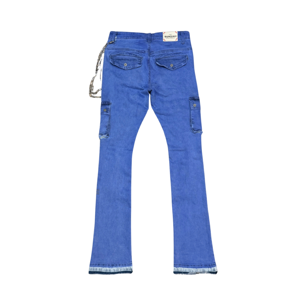 GUNZINII STACKED UTILITY DENIM