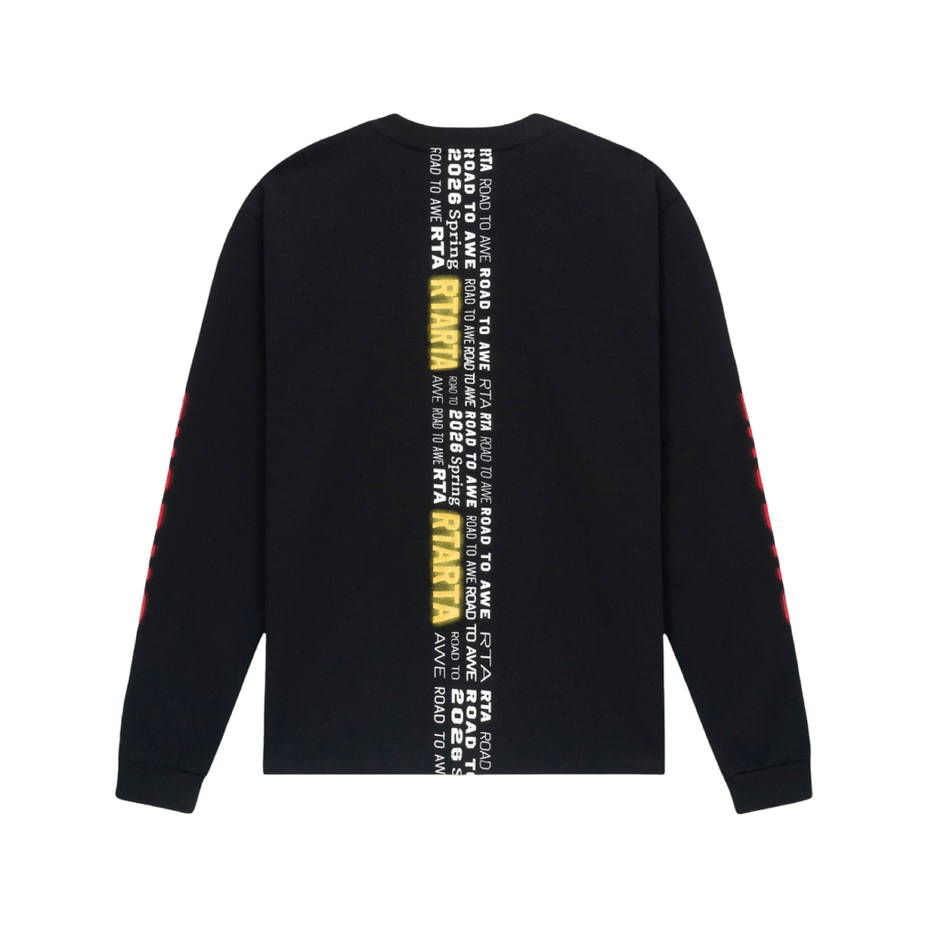 LAWRENCE LONG SLEEVE TEE BLACK EXODUS