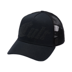 Cult's Metal Studs Mesh Back Trucker Hat In Black