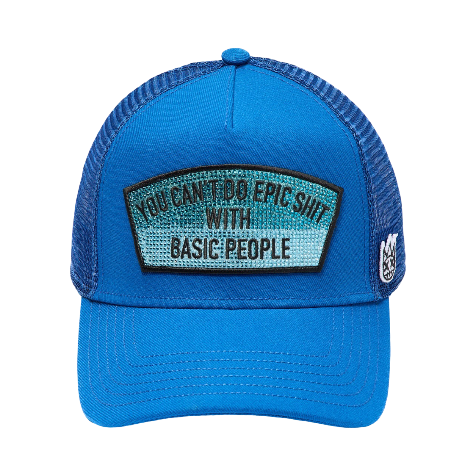 Cult's Mesh Trucker Hat "Epic Shit" Crystals