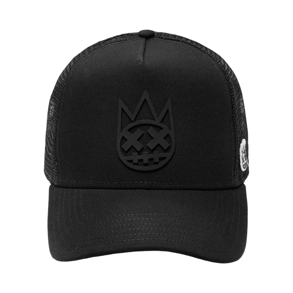 Cult's Logo Mesh Back Trucker Hat "Shimuchan" in Black