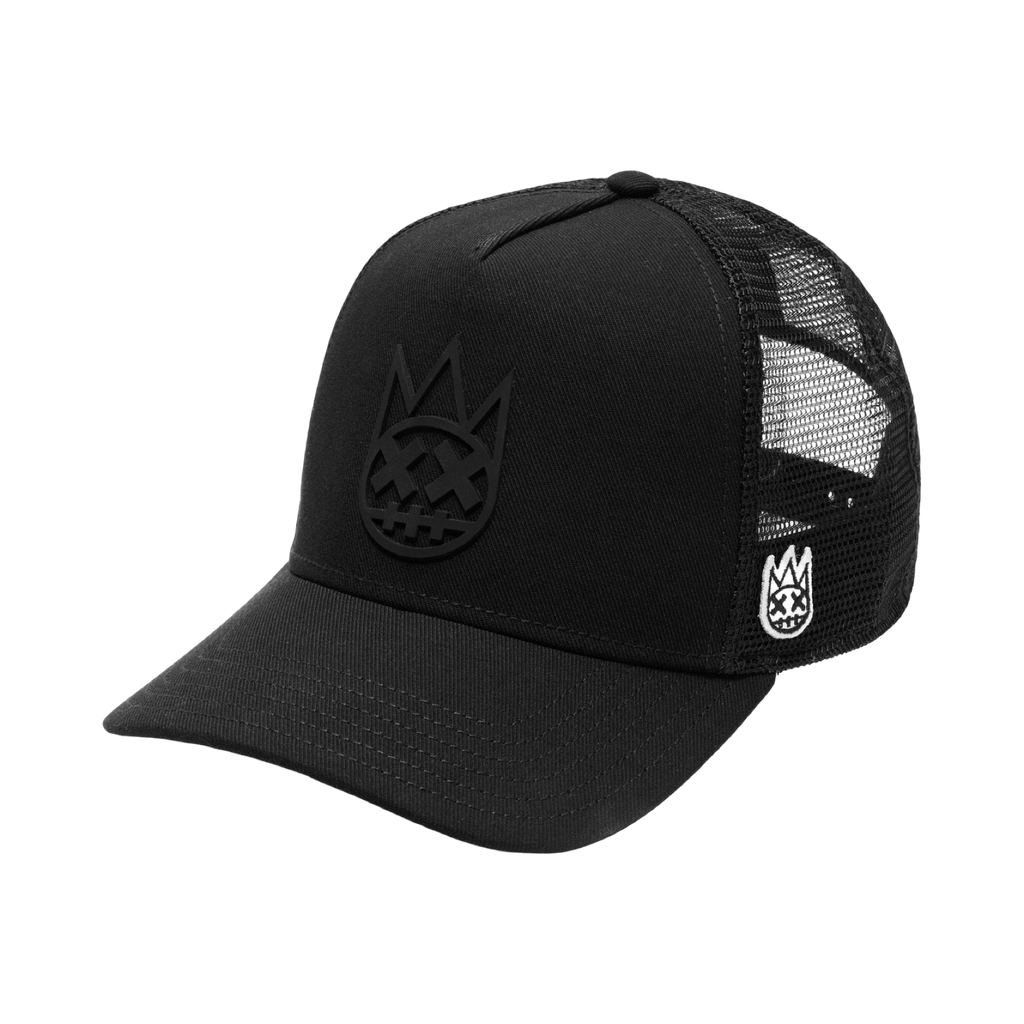 Cult's Logo Mesh Back Trucker Hat "Shimuchan" in Black