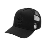 Cult's Logo Mesh Back Trucker Hat "Shimuchan" in Black