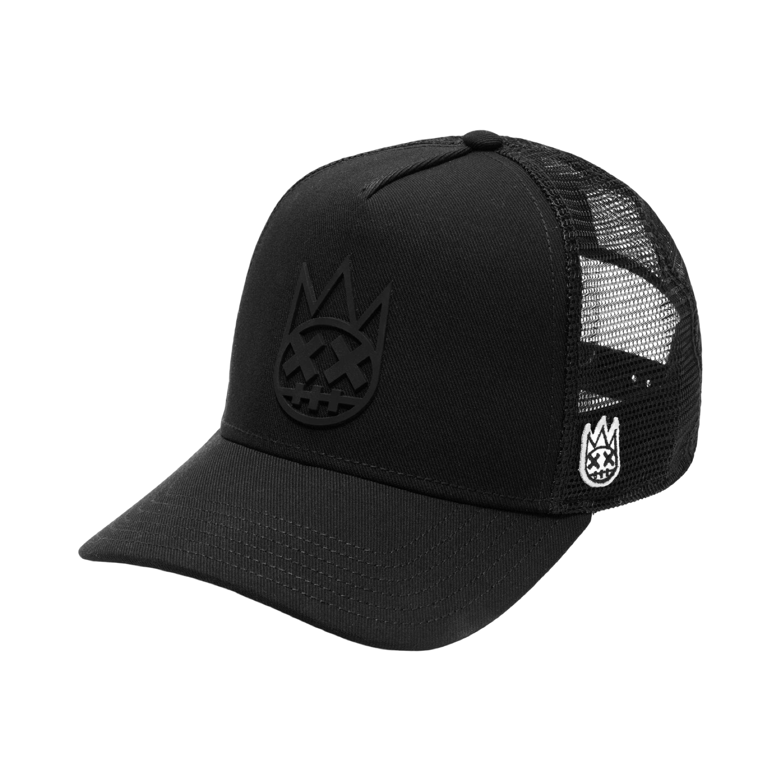 Cult's Logo Mesh Back Trucker Hat "Shimuchan" in Black