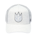 Cult's Logo Mesh Back Trucker Hat In Heather Grey