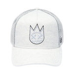 Cult's Logo Mesh Back Trucker Hat In Heather Grey