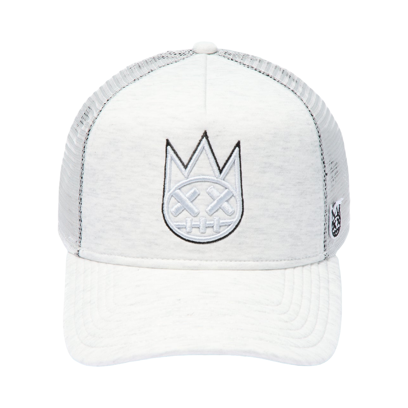 Cult's Logo Mesh Back Trucker Hat In Heather Grey