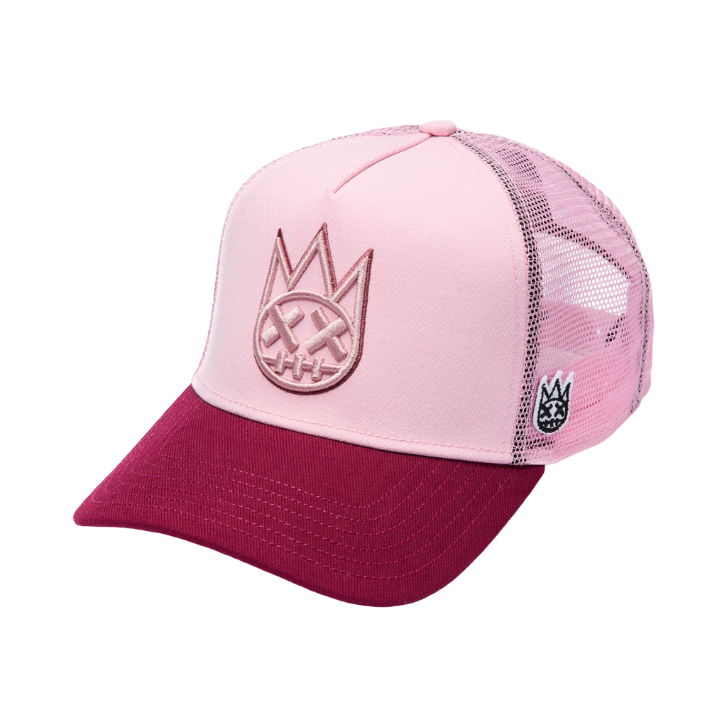 Cult's Logo Mesh Back Trucker Hat In Potpourri
