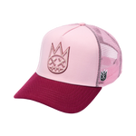 Cult's Logo Mesh Back Trucker Hat In Potpourri