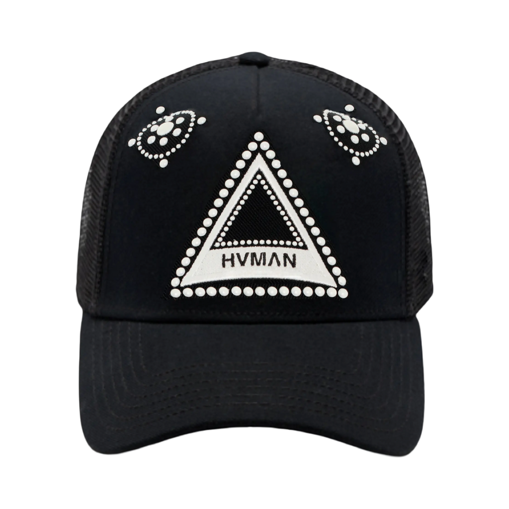 Triangle Logo Snapback Trucker Hat