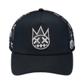 Cult's Repeat Pattern With Crystals Hat In Black