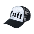 Cult's Mesh Back Trucker Hat "Propaganda" In White