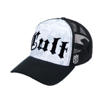 Cult's Mesh Back Trucker Hat "Propaganda" In White