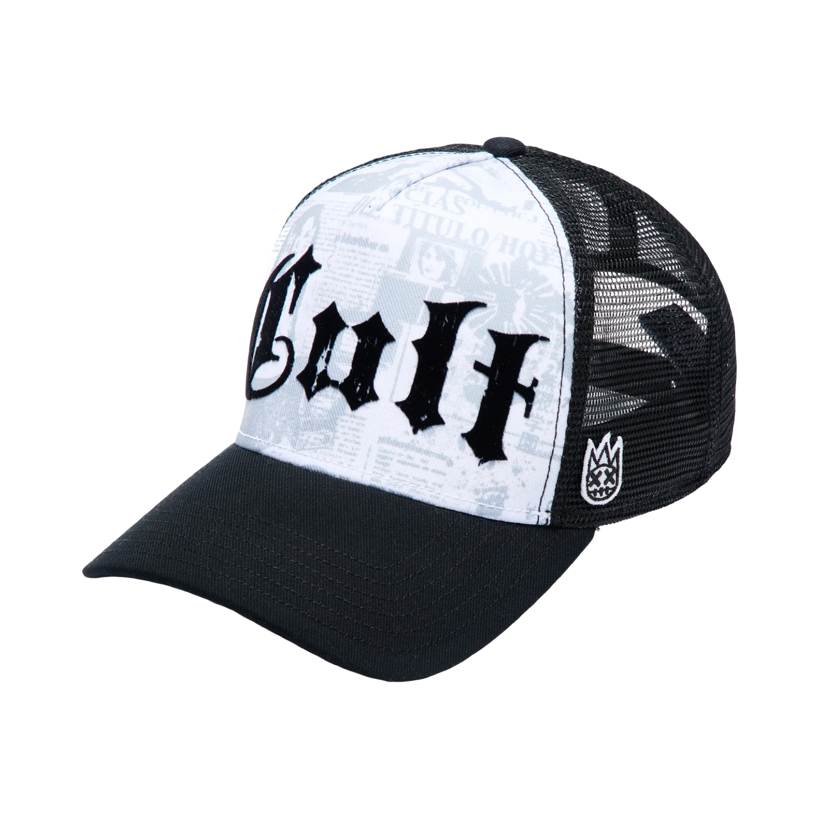 Cult's Mesh Back Trucker Hat "Propaganda" In White