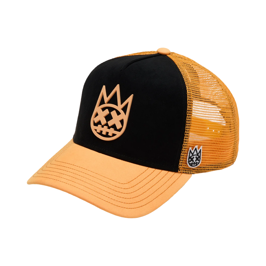 Cult's Logo Mesh Back Trucker Hat "Shimuchan" in Black