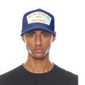Navy Mesh Back Trucker Hat – Epic Design, Curved Visor