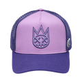 Cult's Logo Mesh Back Trucker Hat In Dusty Lavender