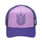 Cult's Logo Mesh Back Trucker Hat In Dusty Lavender