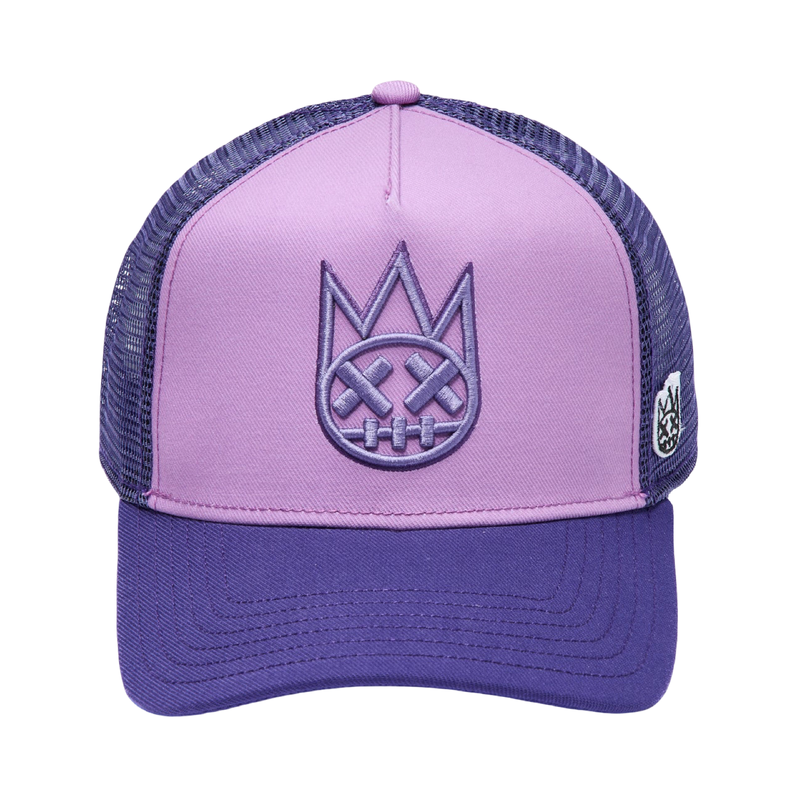 Cult's Logo Mesh Back Trucker Hat In Dusty Lavender