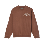 Cult's Novelty Fleece Crew Sweatshirt in Chocolate