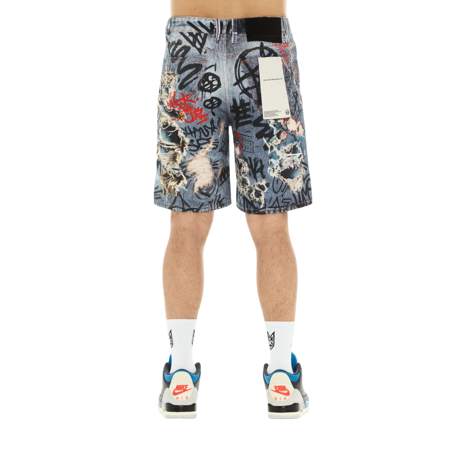 Cult's Grunge Shorts in Digital