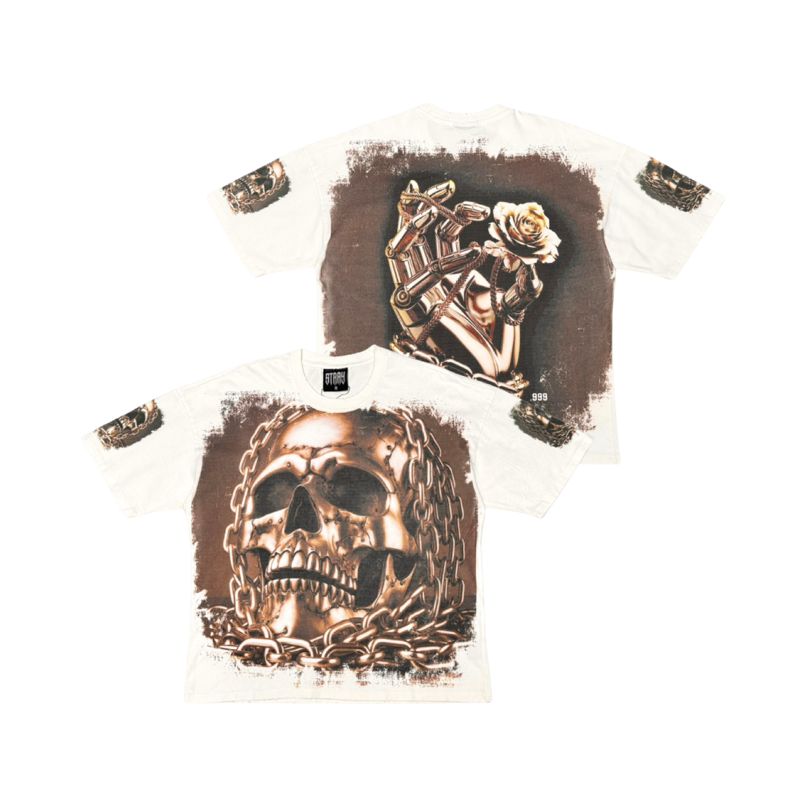 Stray acid washed