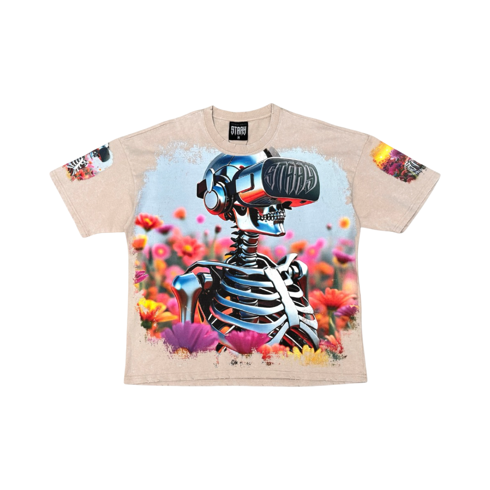 Stray acid washed