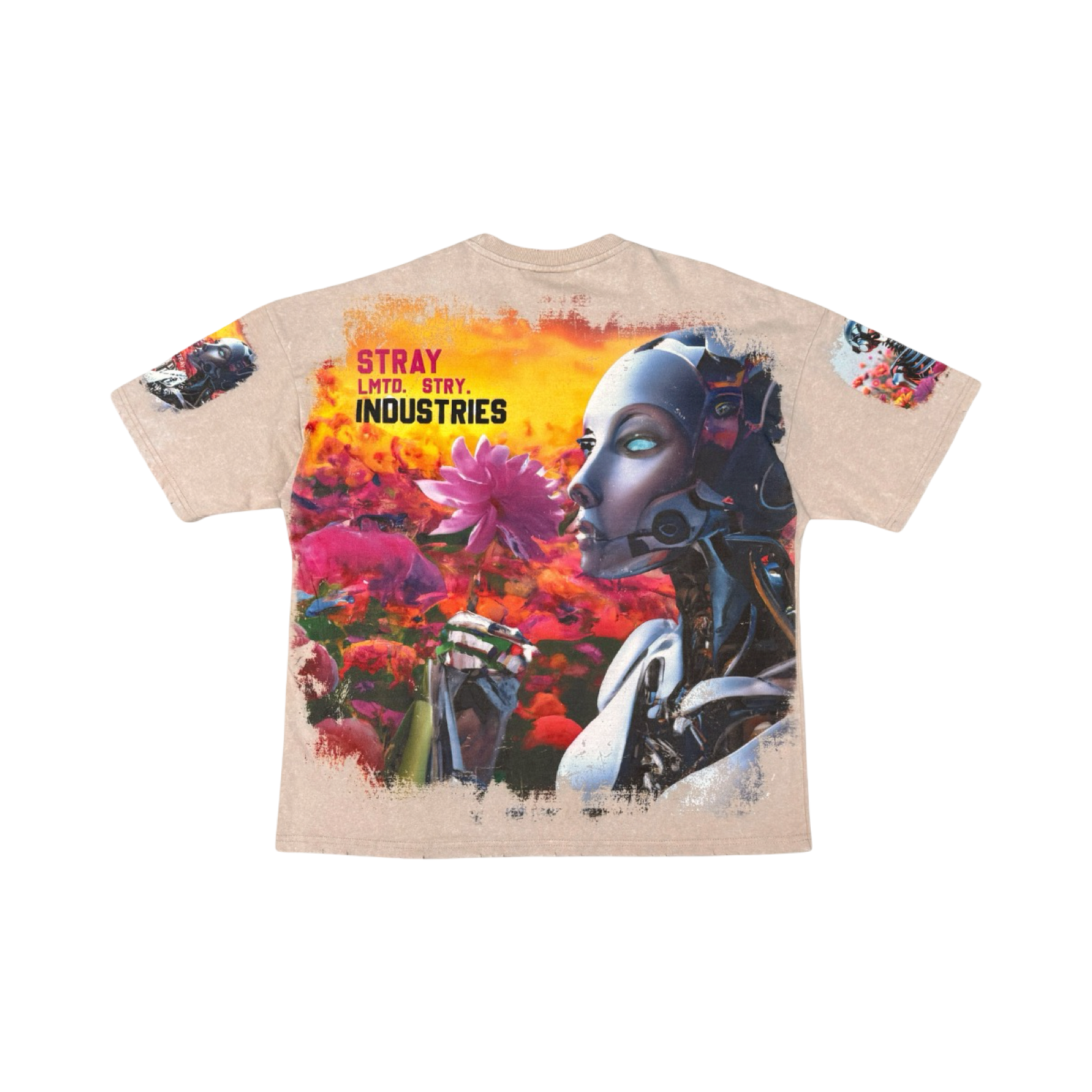 Stray acid washed