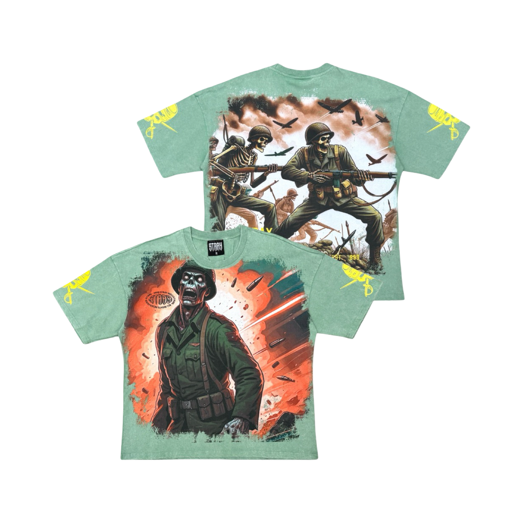Stray acid washed