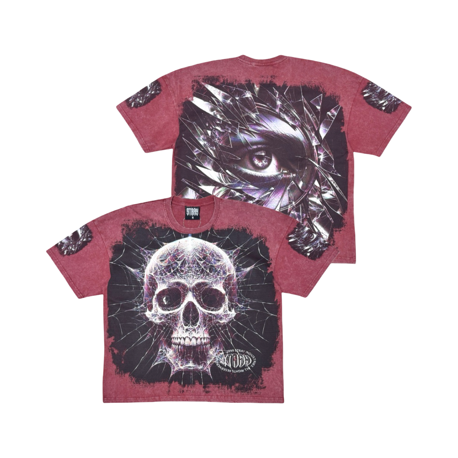 Stray acid washed