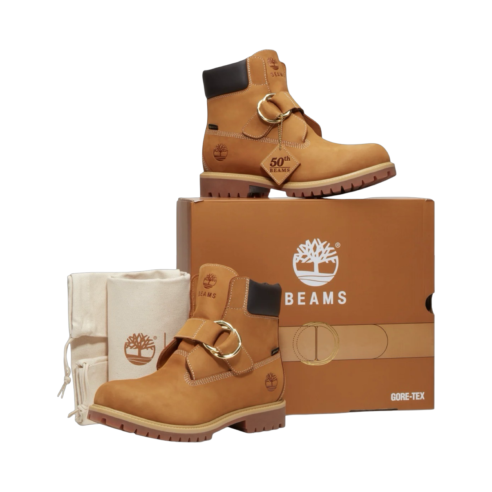 BEAMS × Timberland Buckle
GORE-TEX Boot 'Wheat'