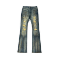 RIP & REPAIR PREMIUM WASH FLARE DENIM
