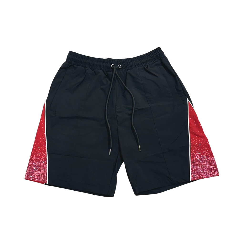 Rhinestone Nylon Short
