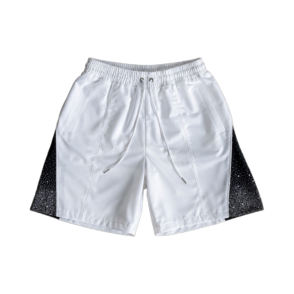 Rhinestone Nylon Short