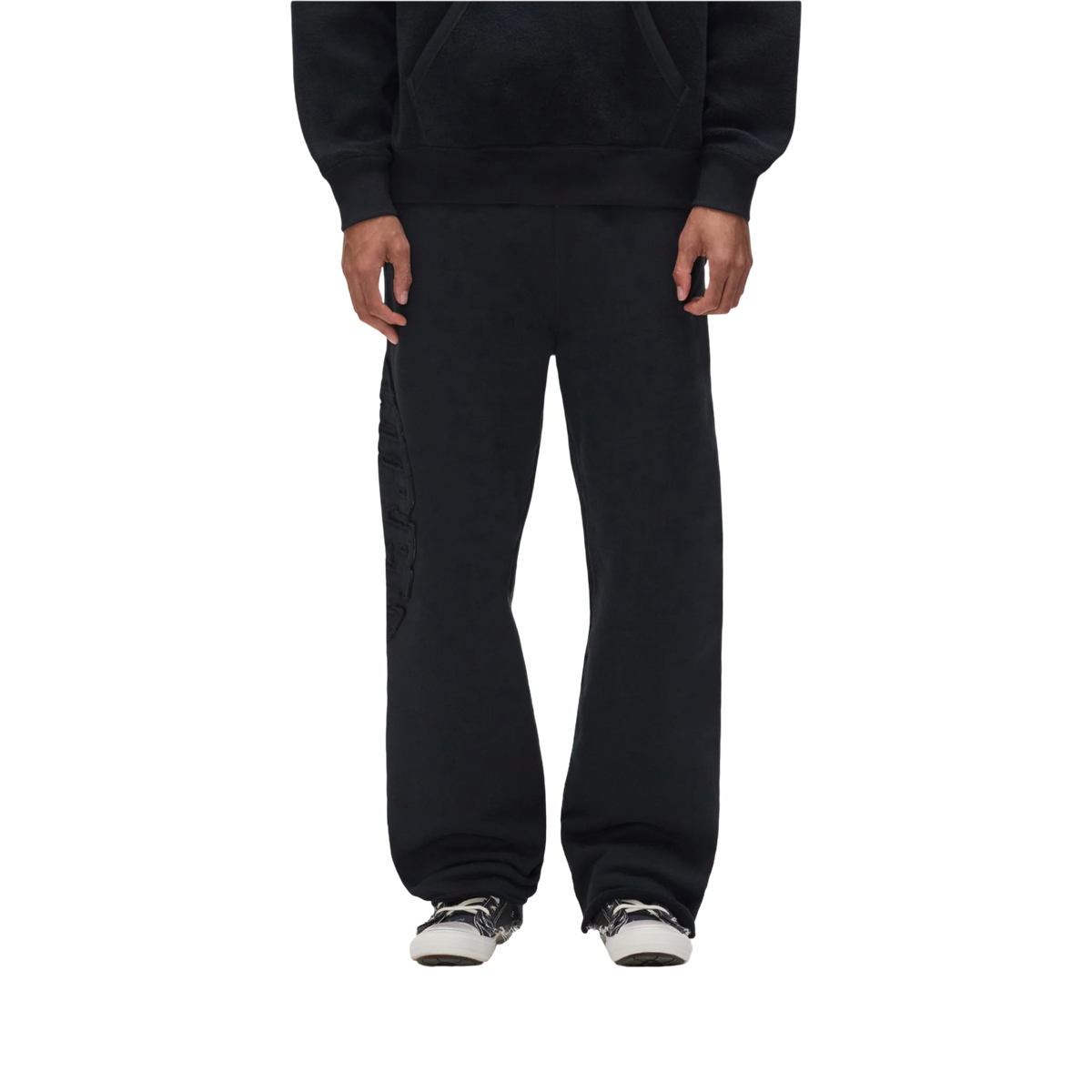 Purple Brand Slab Wordmark Sweatpant in BLACK, style M4215-HBSA126