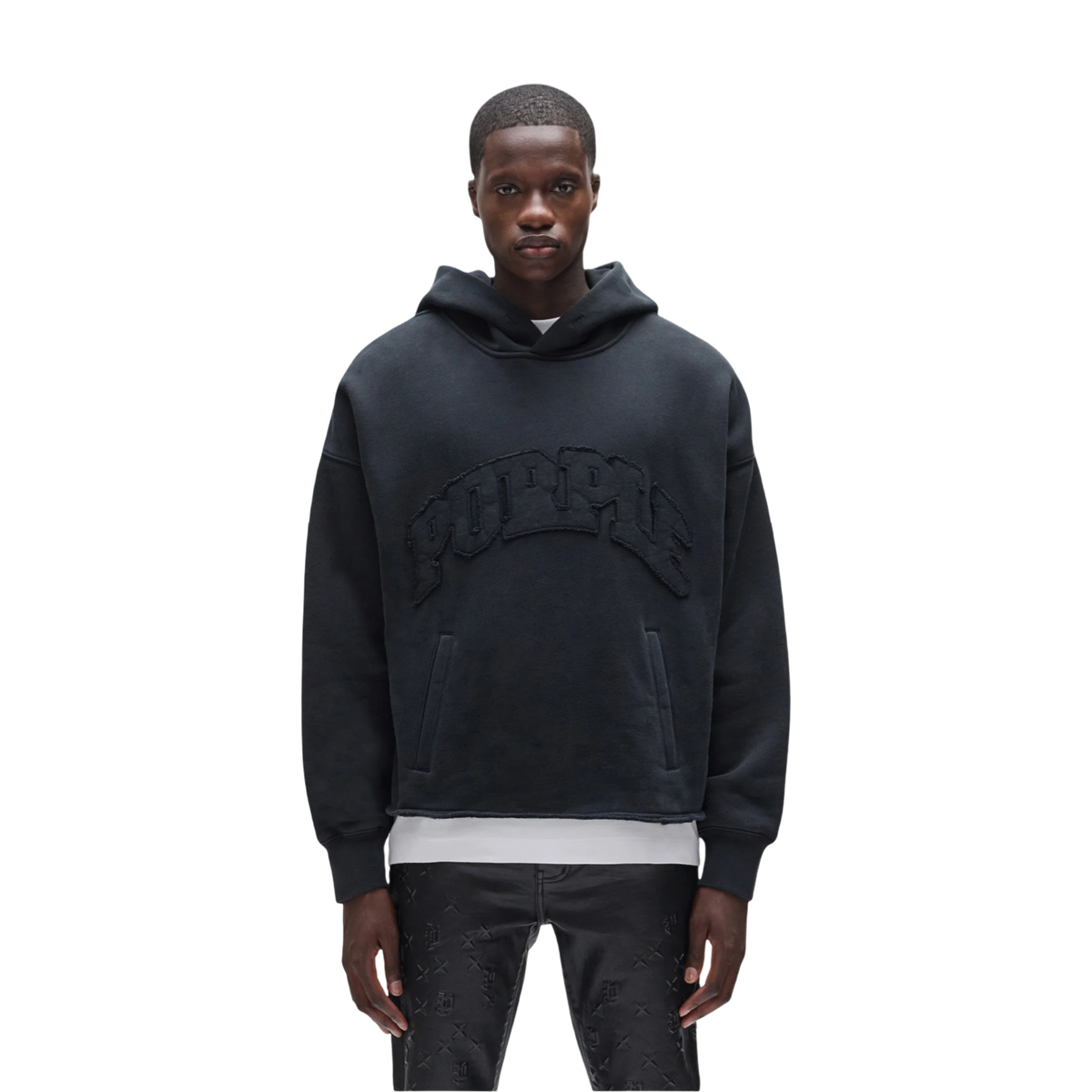 Purple Brand Slab Wordmark Hoodie