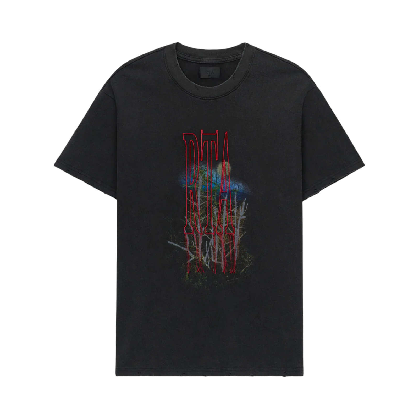 COLIN OVERSIZED SHORT SLEEVE TEE | BLACK FOREST