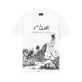 COLIN OVERSIZED SHORT SLEEVE TEE | WHITE CREATURE SCENERY