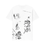 COLIN OVERSIZED SHORT SLEEVE TEE | WHITE CREATURE SCENERY