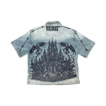 Dragon crest denim shirt
