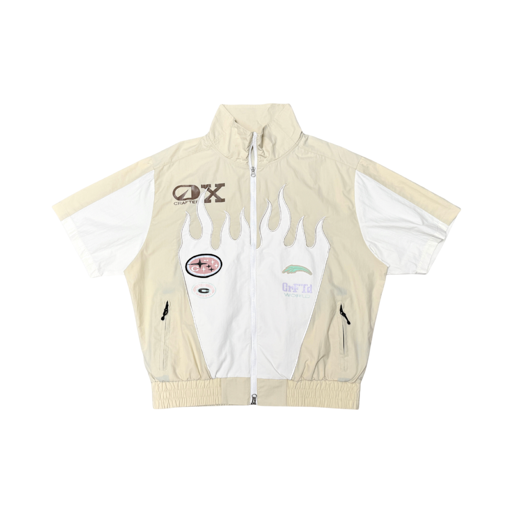 Crafted fashion nylon top