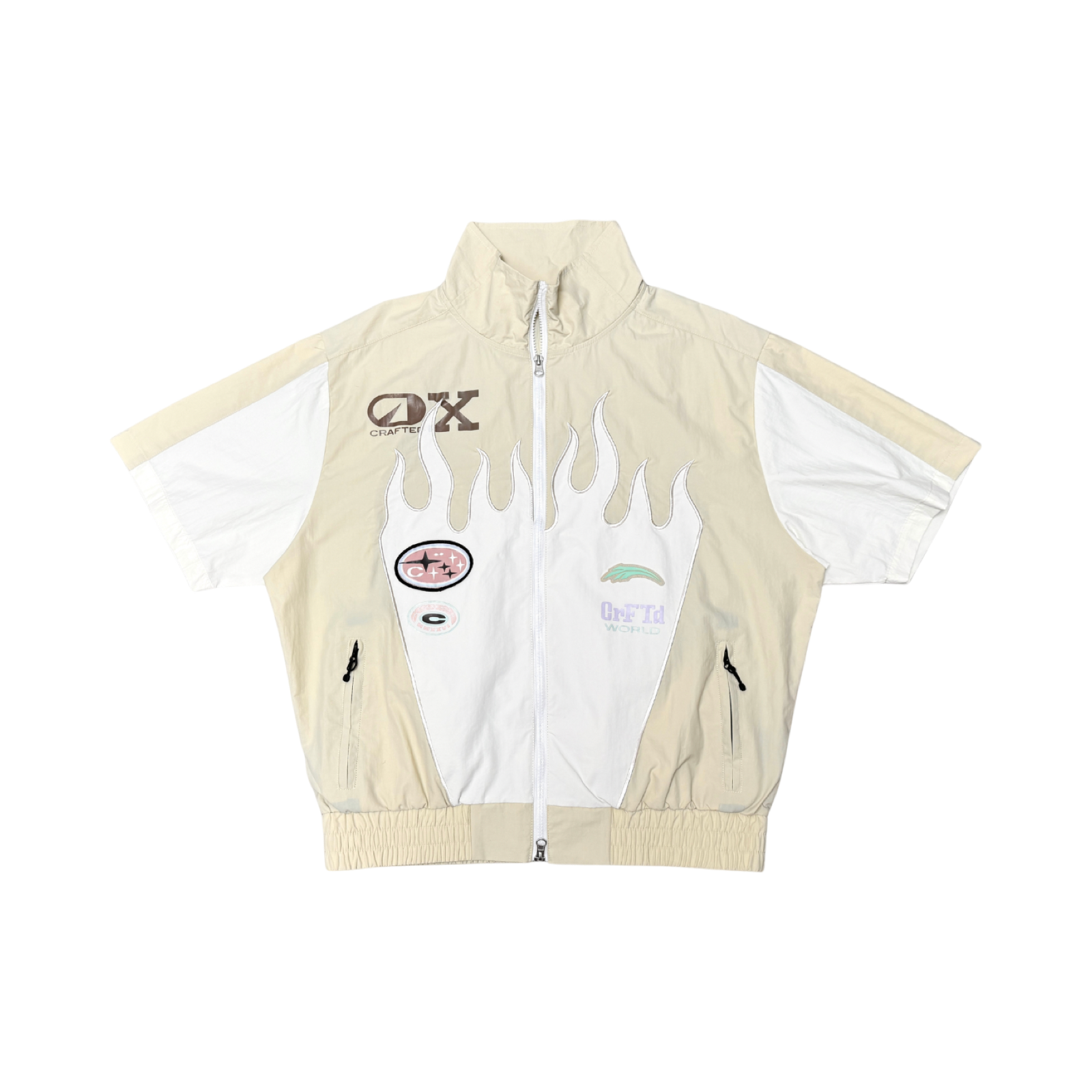 Crafted fashion nylon top