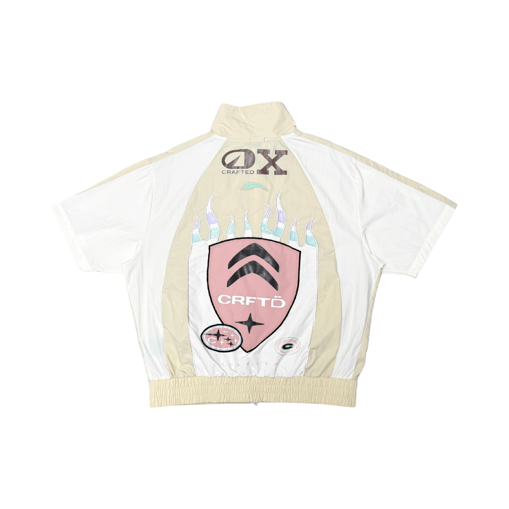 Crafted fashion nylon top